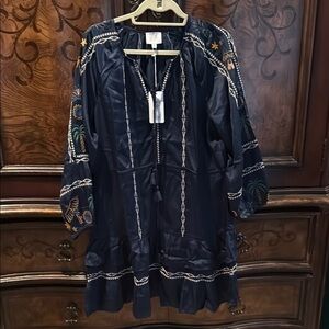 Johnny Was Lexie Tiered Mini Dress